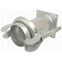 Bauer 5" Male Coupling with square Flange Long 59436
