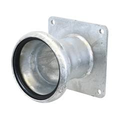 Bauer 4" Female Coupling with Square Flange 59438